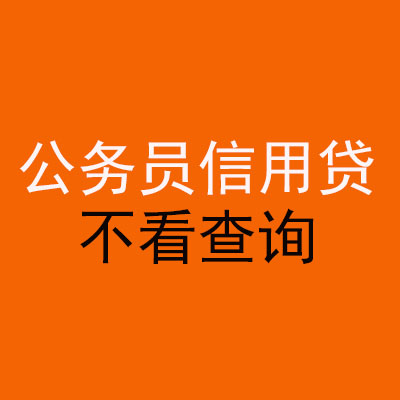 阳西公务员信用贷款